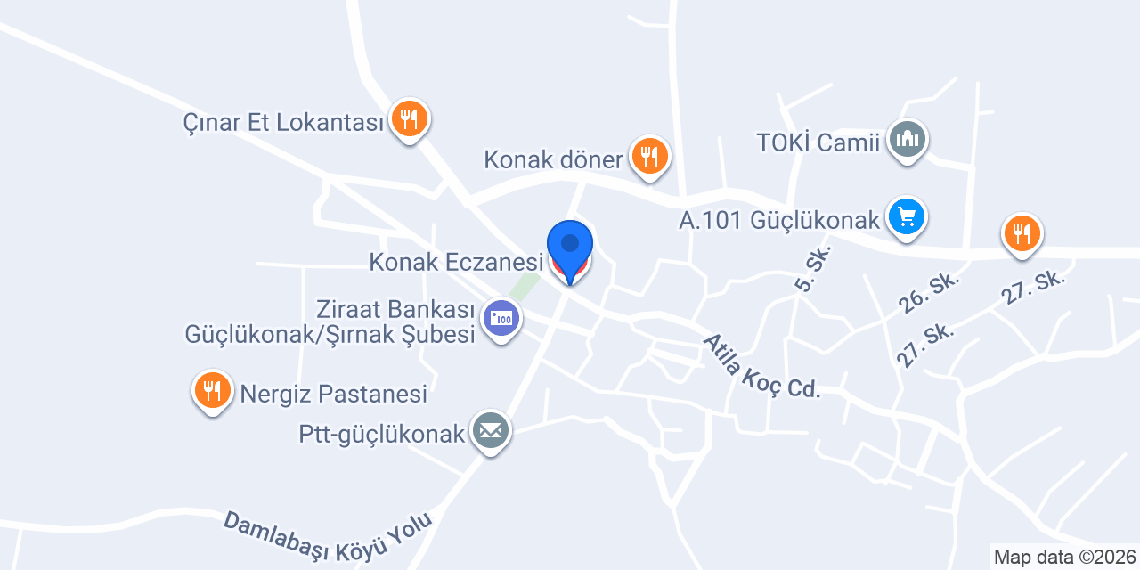 Konak Eczanesi konumu