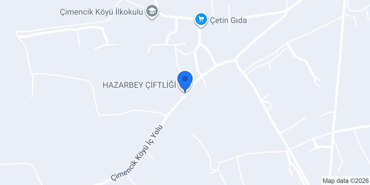 HAZARBEY ÇİFTLİĞİ konumu