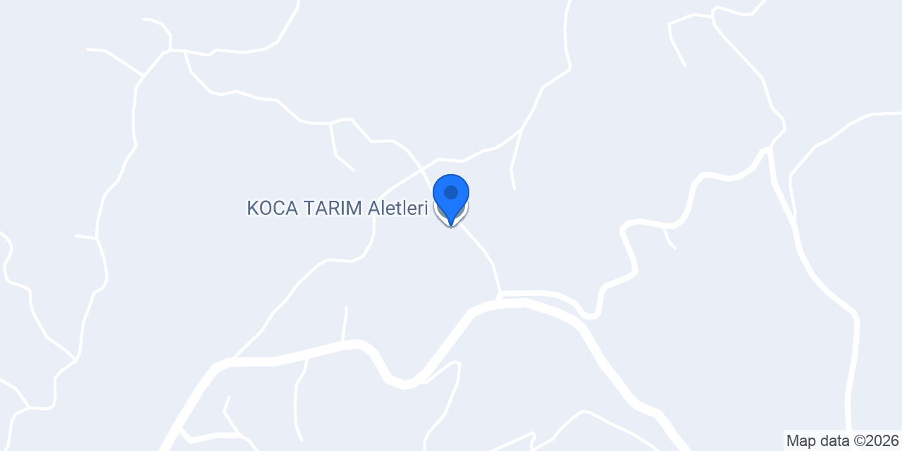 KOCA TARIM Aletleri konumu