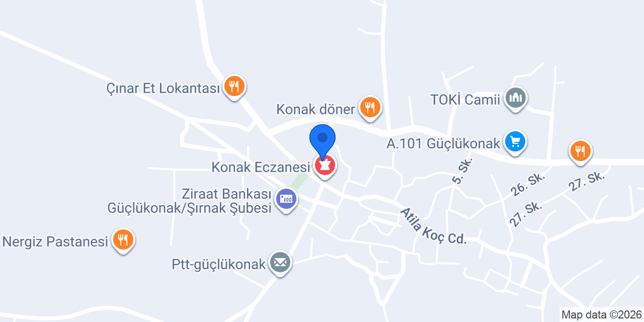 Derman Eczanesi konumu