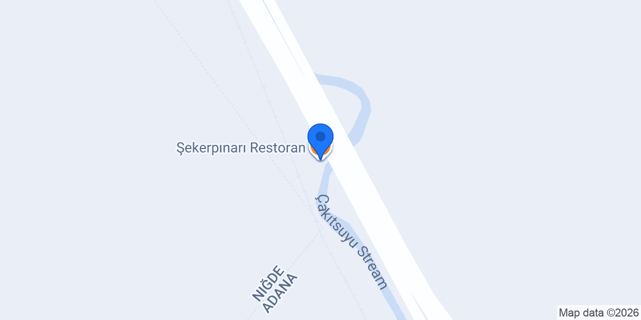 Şekerpınarı Restoran konumu