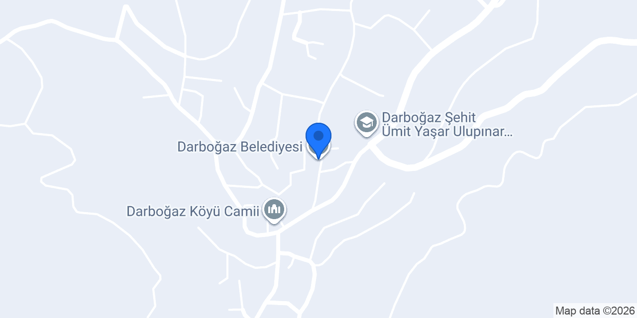 Darboğaz Belediyesi konumu