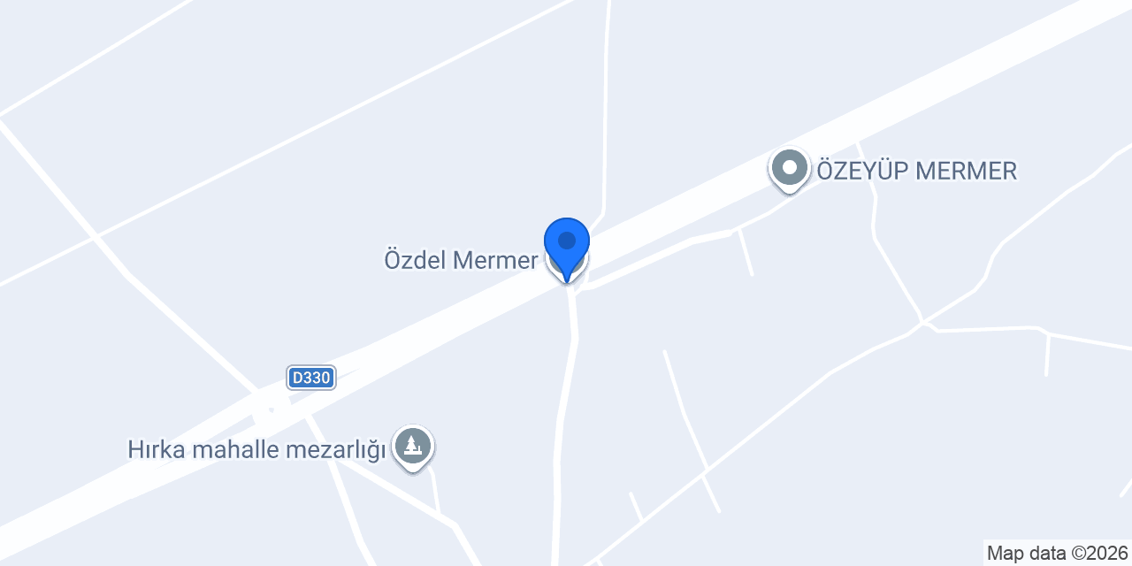 Özdel Mermer konumu