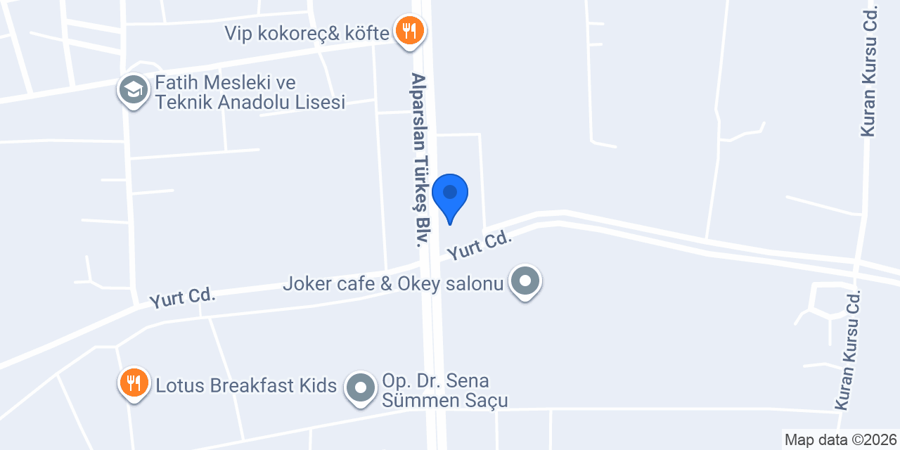 Kampüs Tekel Bayi konumu