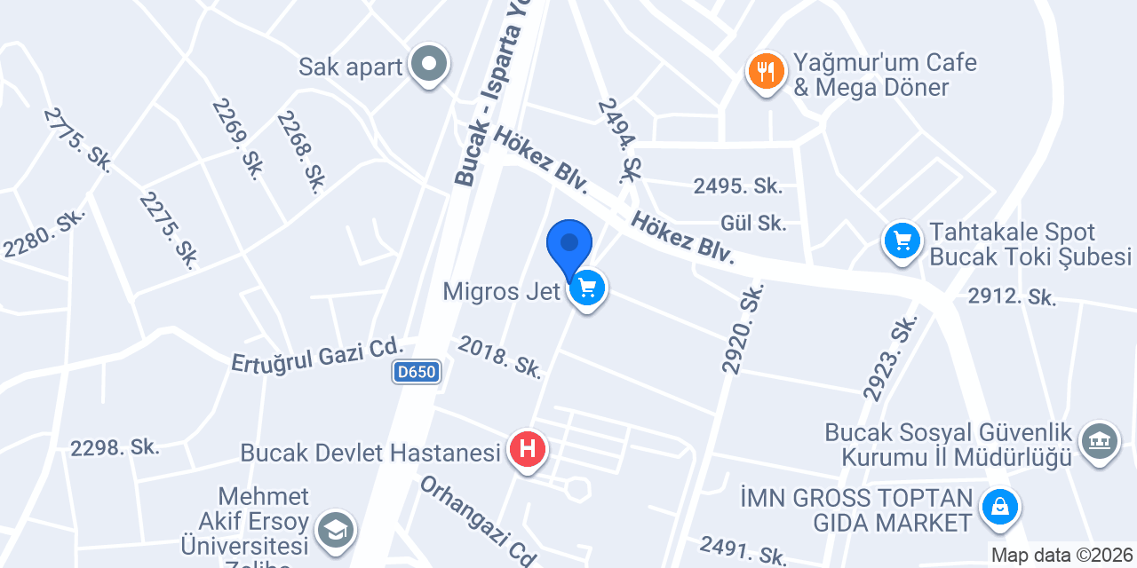KARACA RESTAURANT konumu