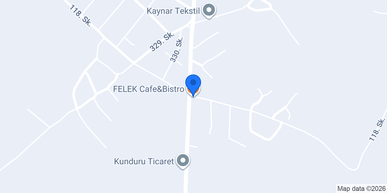 FELEK Cafe&Bistro konumu
