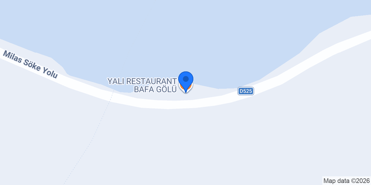 YALI RESTAURANT BAFA GÖLÜ konumu
