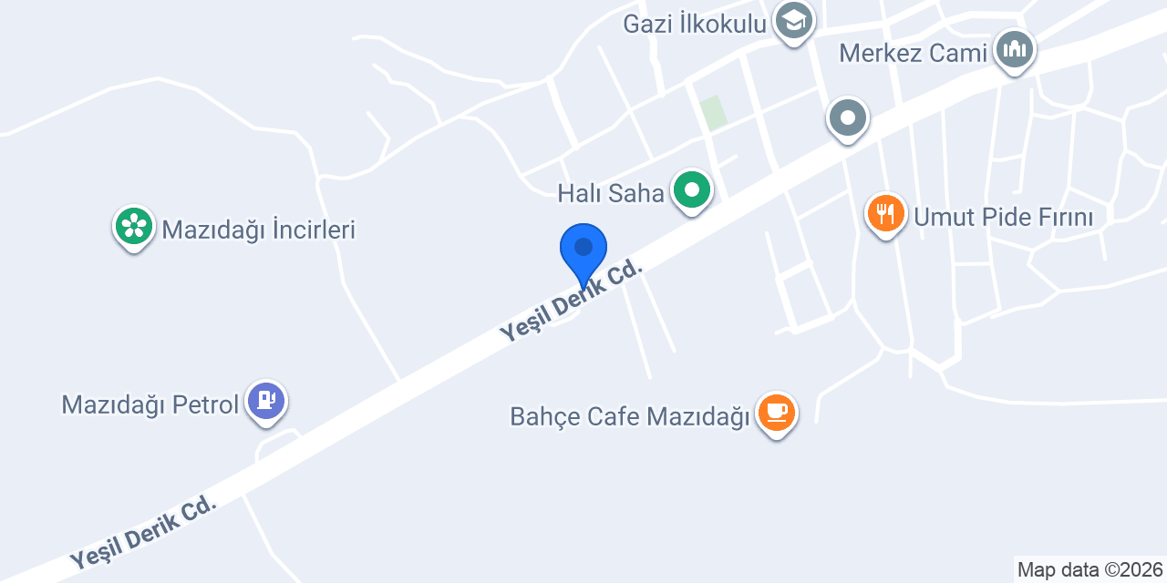Mazıdağı İlçe Emniyet Müdürlüğü konumu
