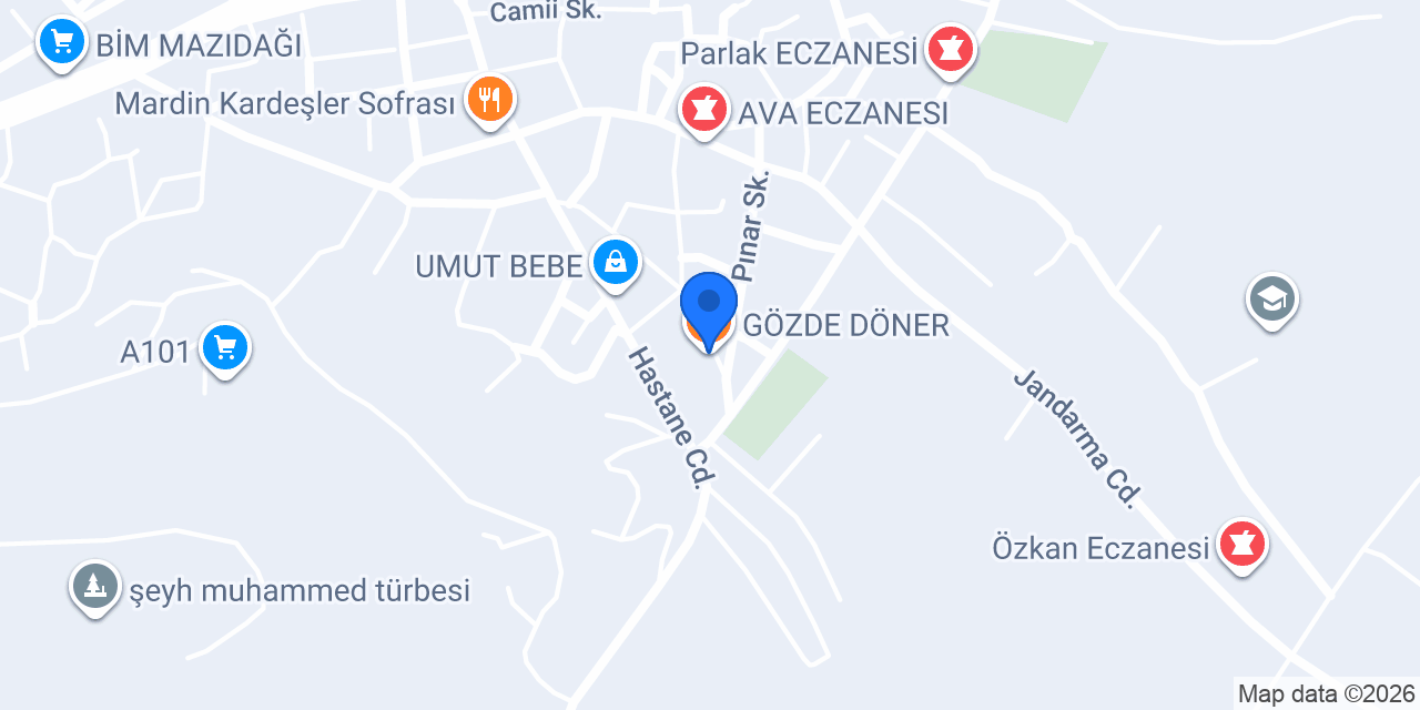 GÖZDE DÖNER konumu