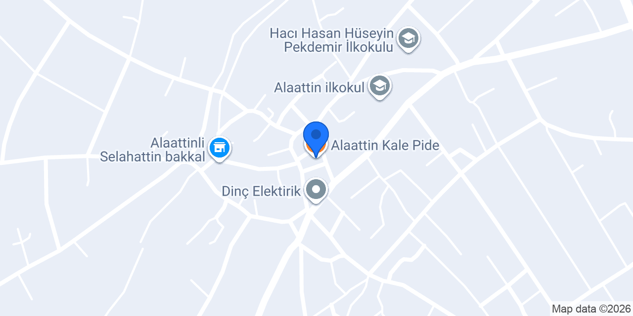 Alaattin Kale Pide konumu
