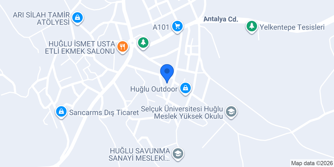 Huğlu Ekmek Fabr. konumu