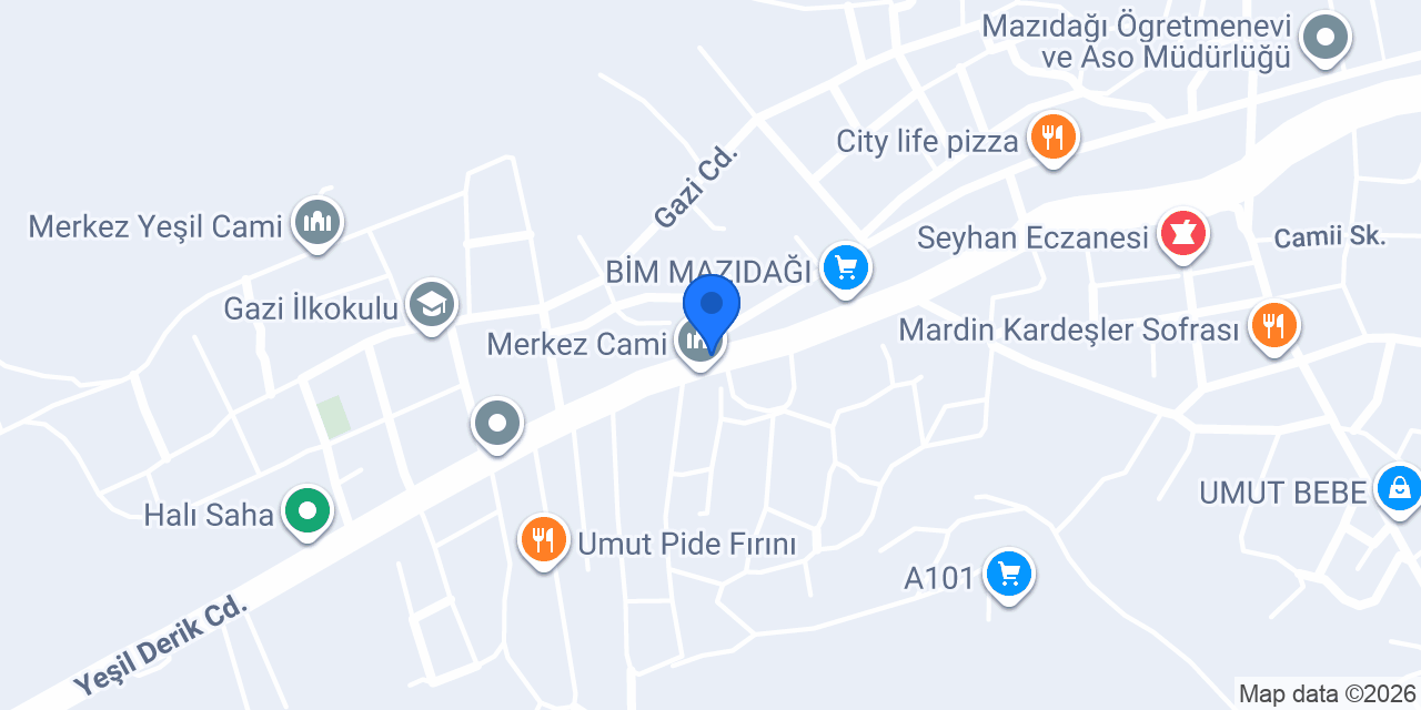 Saray ekmek fırını konumu