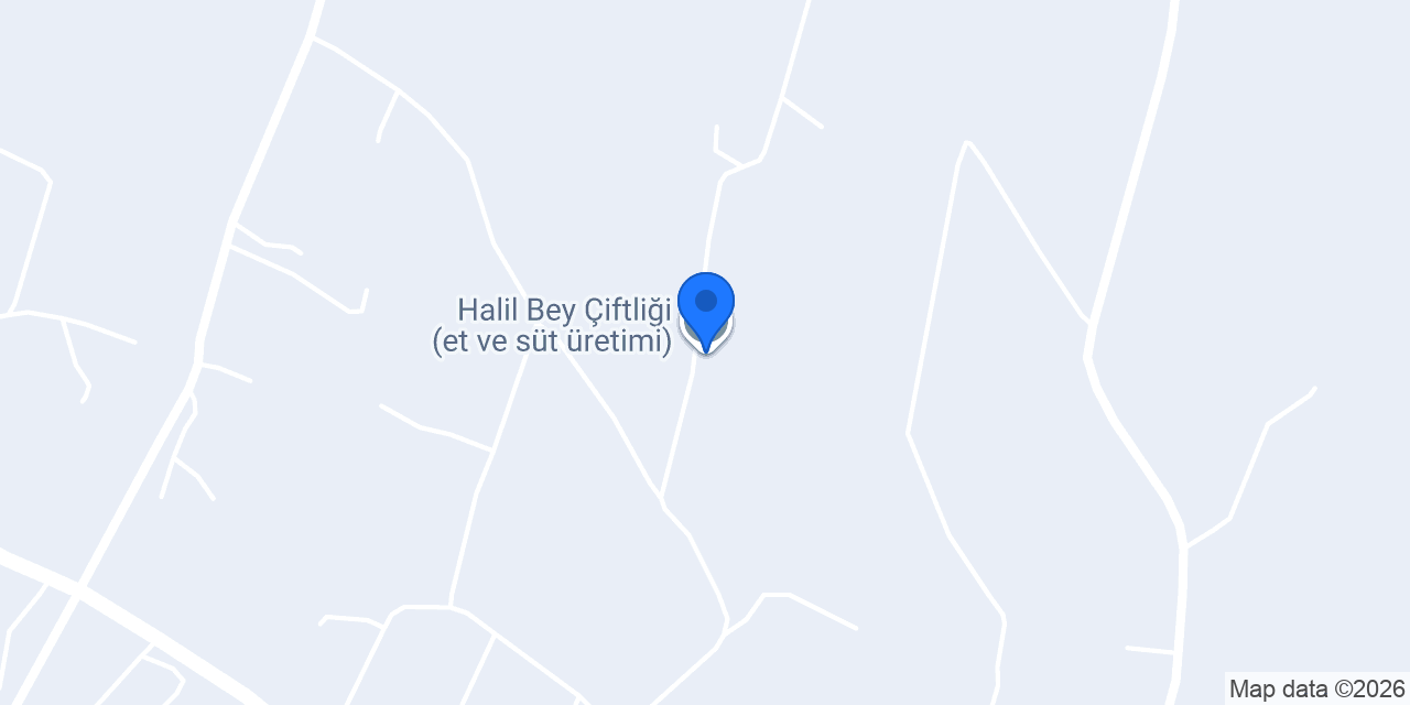 Halil Bey Çiftliği (et ve süt üretimi) konumu
