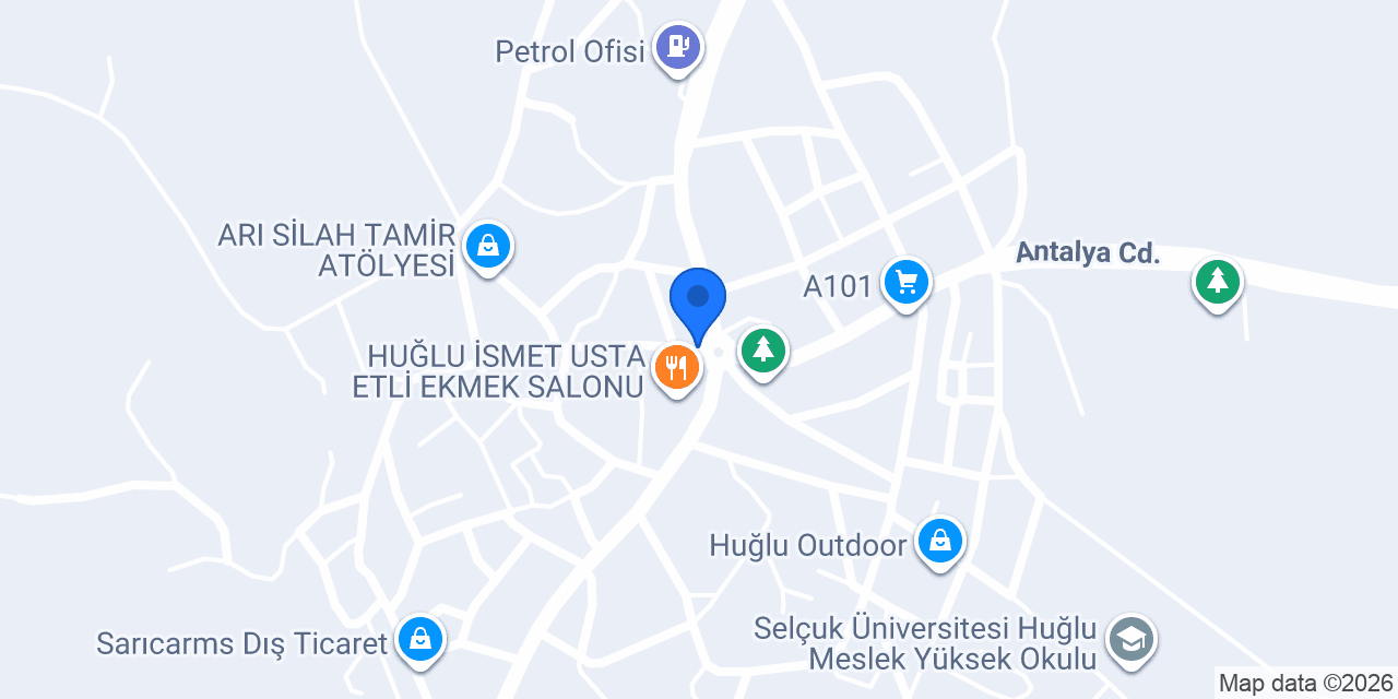 HUĞLU PUSULA AV BAYİİ konumu