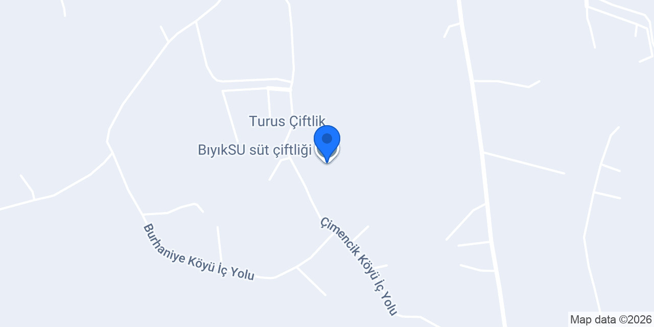BıyıkSU süt çiftliği konumu