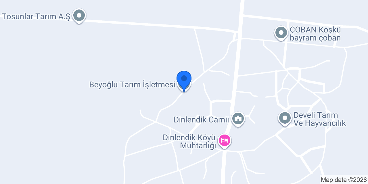 Beyoğlu Tarım İşletmesi konumu