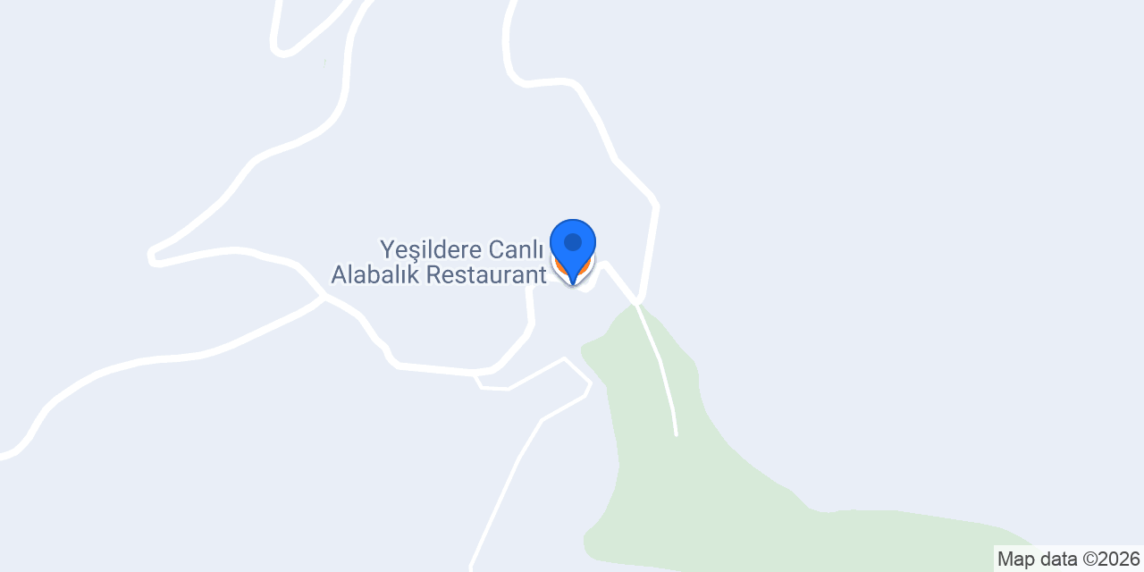 Yeşildere Canlı Alabalık Restaurant konumu