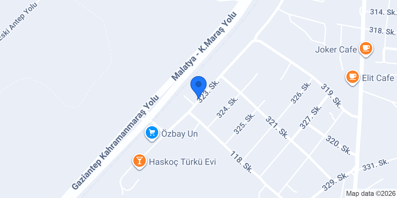 Özdal Çuval & Tekstil konumu
