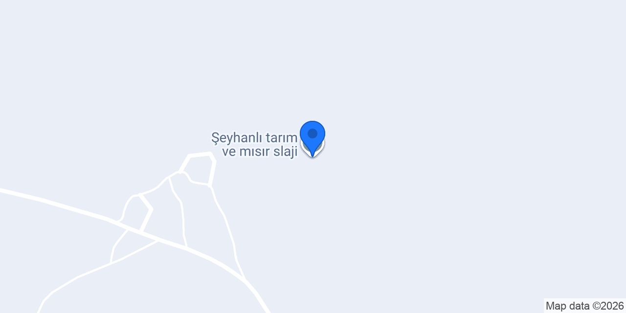 Şeyhanlı tarım ve mısır slaji konumu