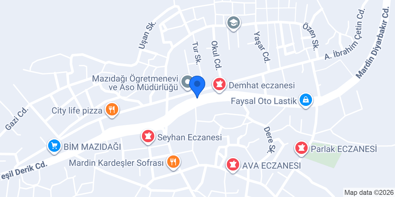 Anadolu Börek Salonu konumu