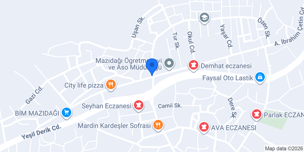Dulanoğlu Tarım Manav konumu