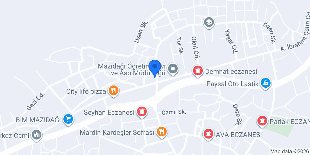 Mazıdağı Ceylan Spot konumu