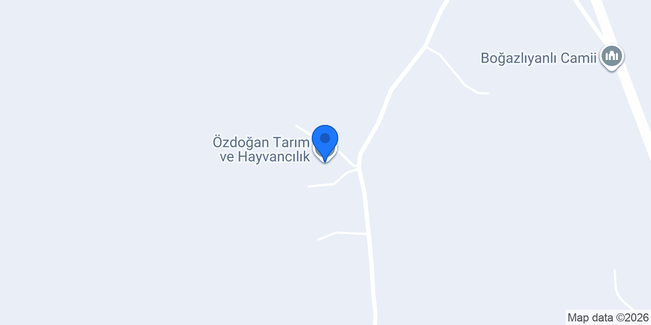 Özdoğan Tarım ve Hayvancılık konumu