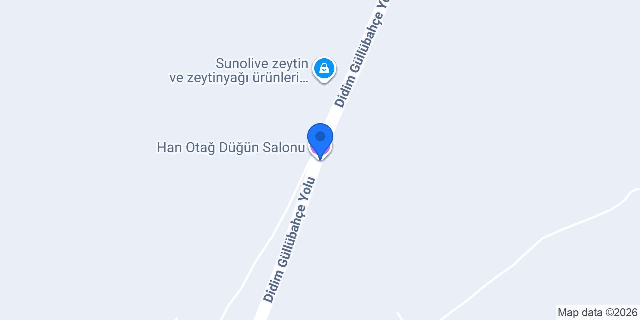 Han Otağ Düğün Salonu konumu