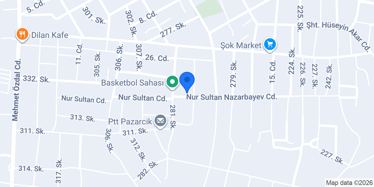 AAK MOBİLYA Dekorasyon konumu