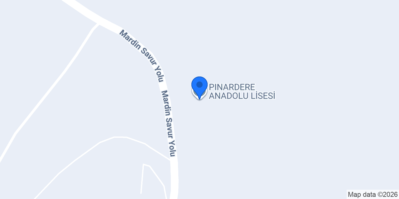 PINARDERE ANADOLU LİSESİ konumu