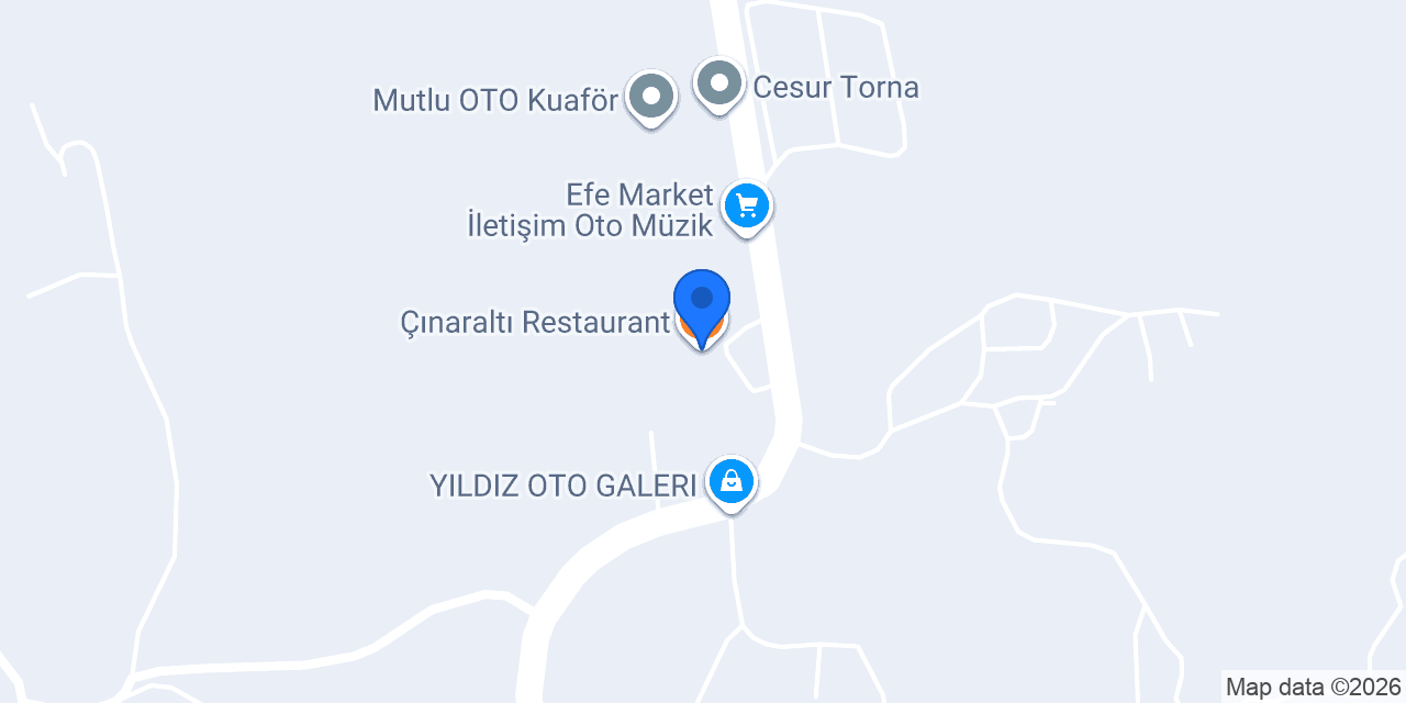 Çınaraltı Restaurant konumu