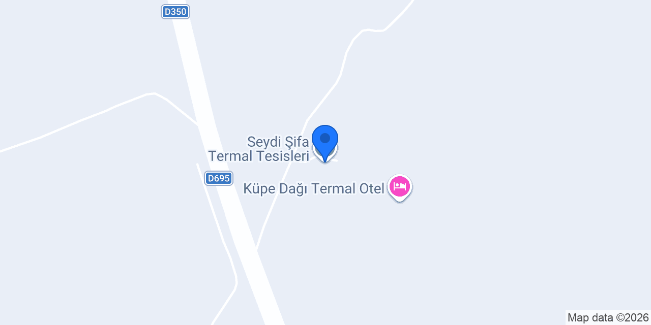 Seydi Şifa Termal Tesisleri konumu