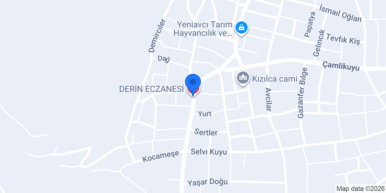 DERİN ECZANESİ konumu