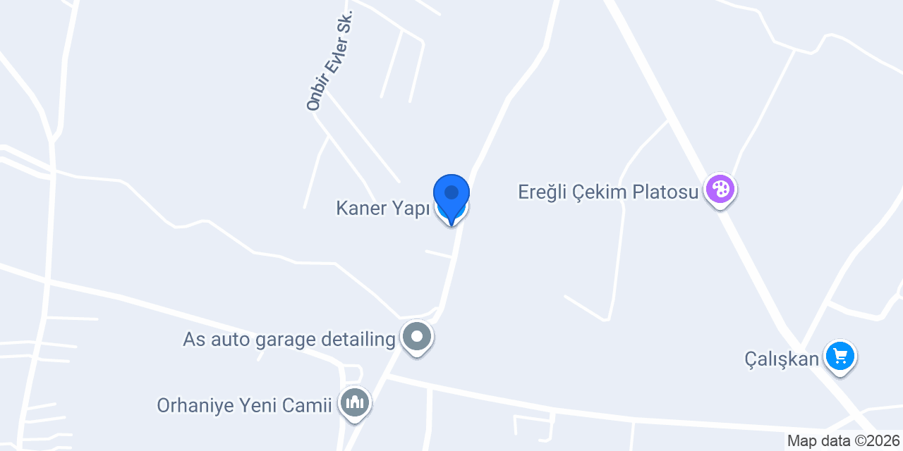 Kaner Yapı konumu