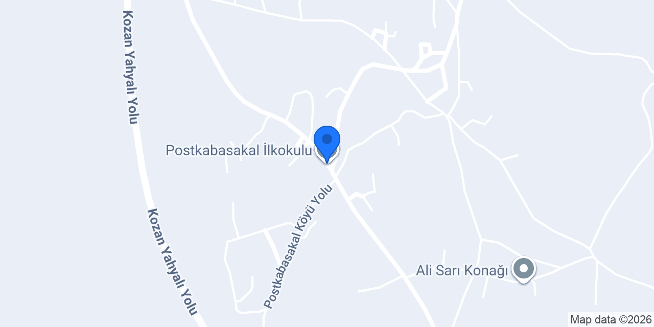 Postkabasakal İlkokulu konumu
