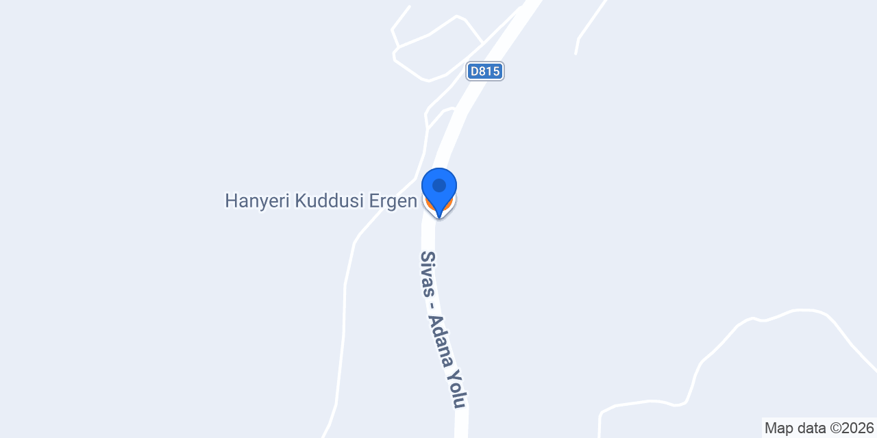 Hanyeri Kuddusi Ergen konumu
