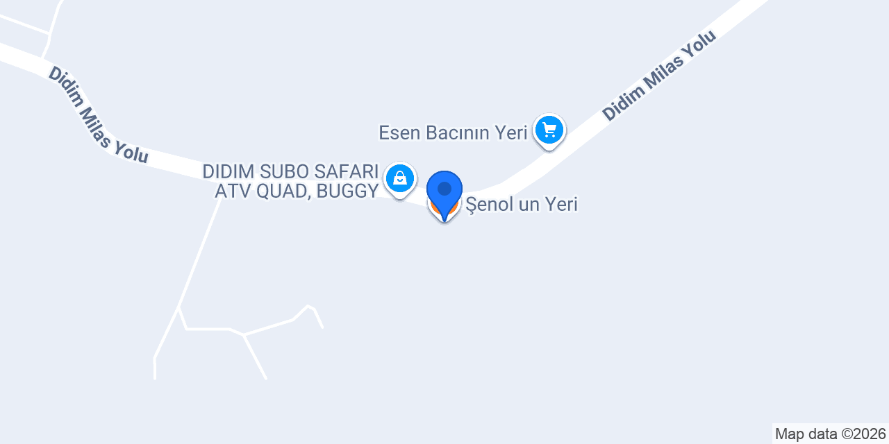 Şenol un Yeri konumu