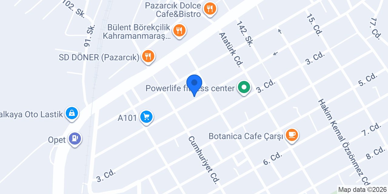 Oymanlar Görkem Mobilya konumu
