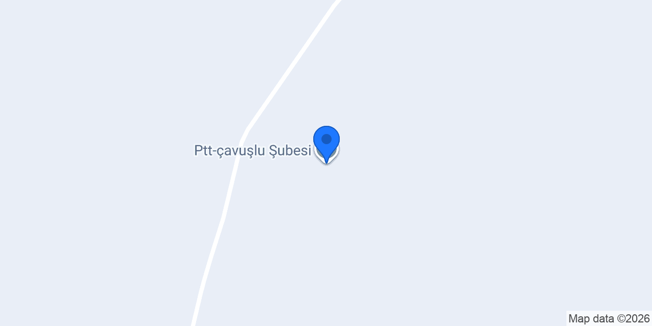 Ptt-çavuşlu Şubesi konumu