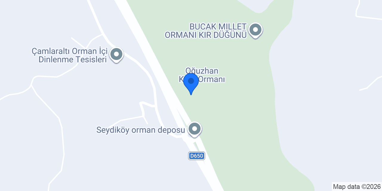 Oğuzhan Şehir Ormanı Restaurant konumu