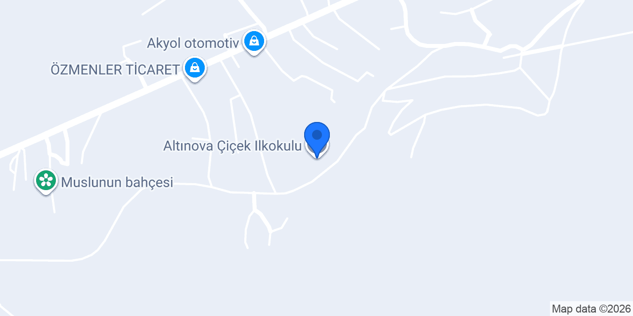 Altınova Çiçek Ilkokulu konumu