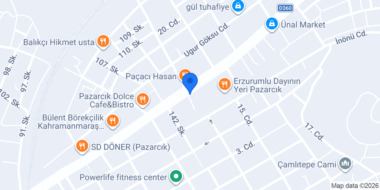 D&A Gümüş takı konumu