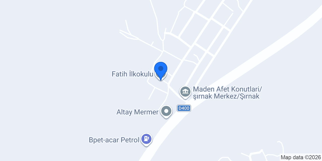 Fatih İlkokulu konumu