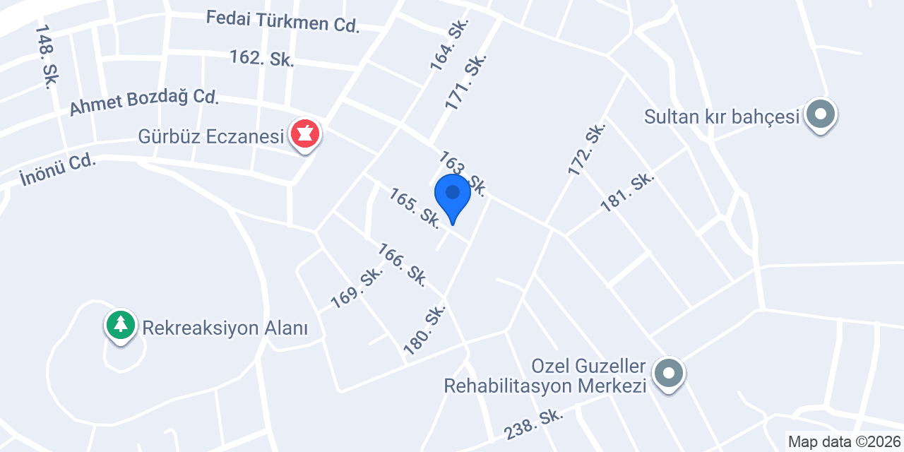 Dedenin yeridir konumu