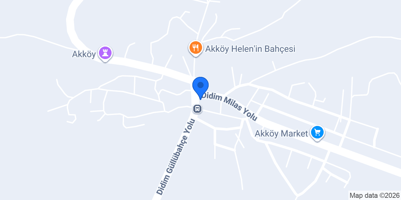Akköy Aile Sağlık Merkezi konumu