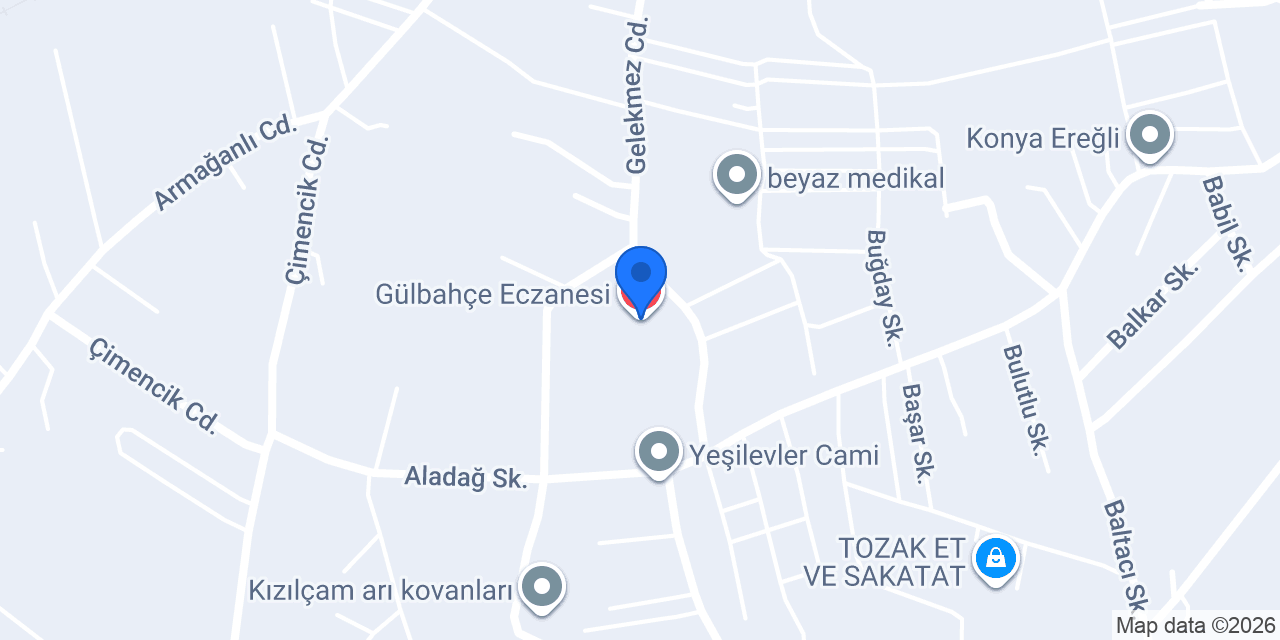 Gülbahçe Eczanesi konumu