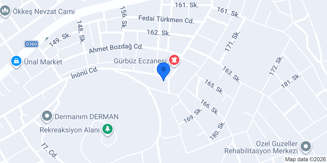 MAF Mühendislik ve Asansör konumu