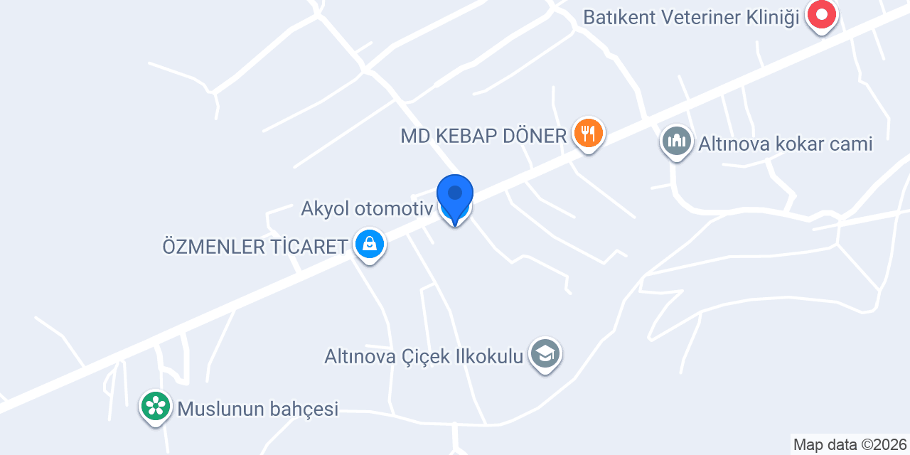 Akyol otomotiv konumu