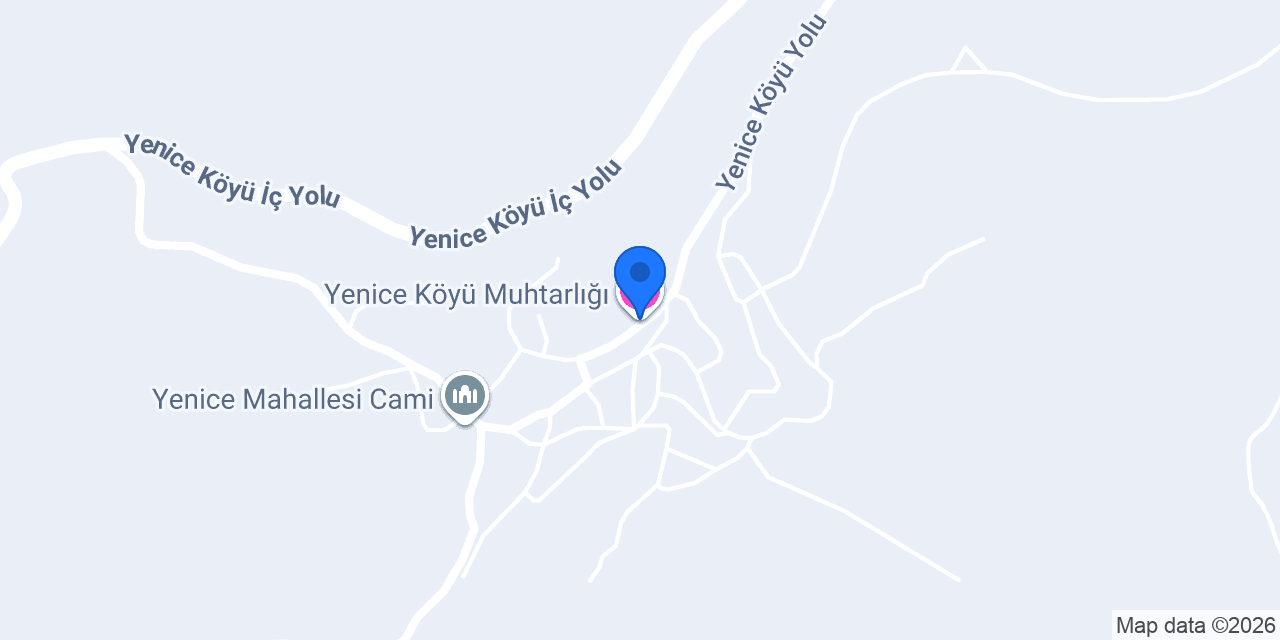 Yenice Köyü Muhtarlığı konumu