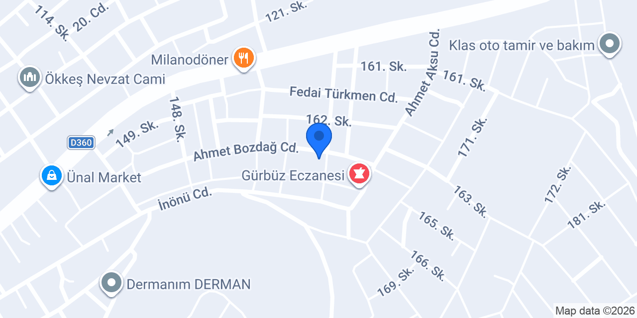 Sedef Bayan Kuaför konumu